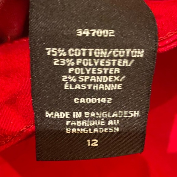 NYGARD Red Women's Jeans Size 12. - Picture 14 of 14